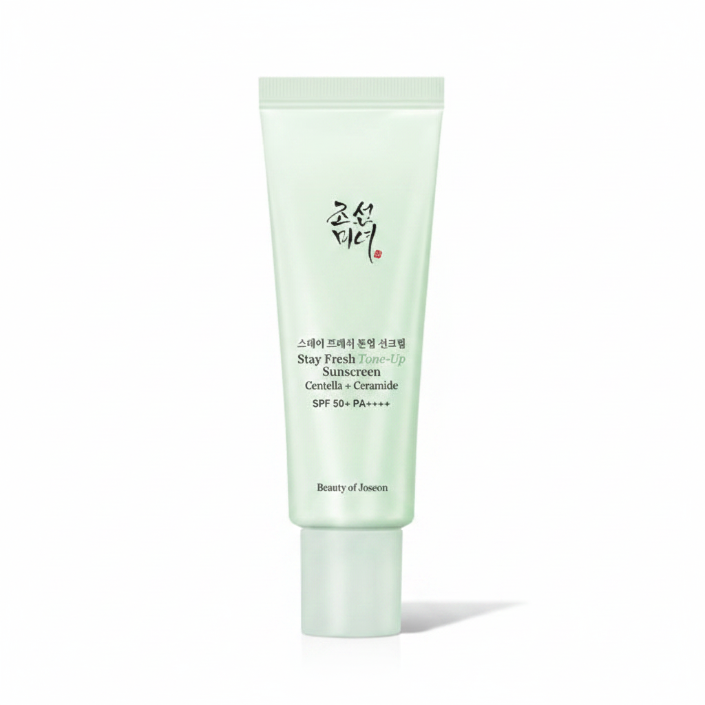 "Beauty of Joseon Stay Fresh Tone-Up Sunscreen SPF50+ PA++++ 50ml Green shade - K-Beauty sunscreen Australia"