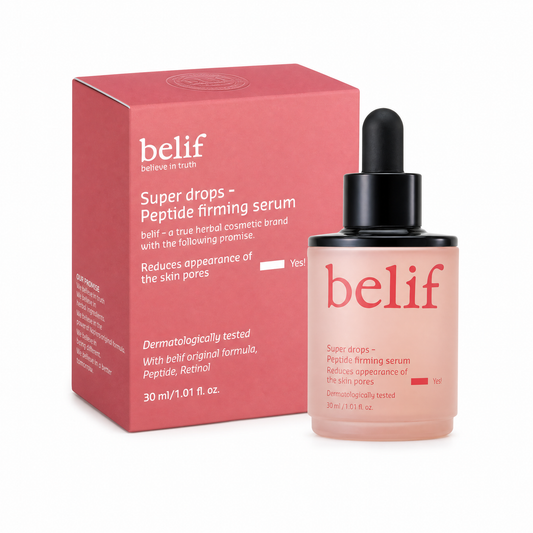 Belif Super Drops Peptide Firming Serum 30ml — K-beauty pore minimising serum Australia