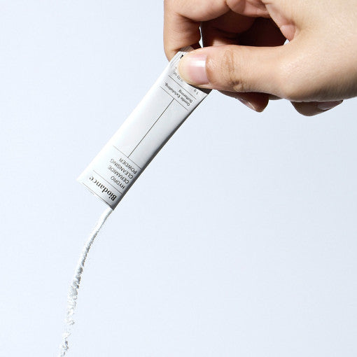 Biodance Hydro Ceramide Cleansing Powder sachet detail - niacinamide papain enzyme and ceramide cleanser