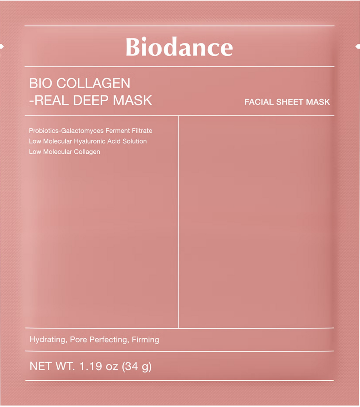 Biodance Bio Collagen Real Deep Mask in use - plumping and firming K-Beauty face mask