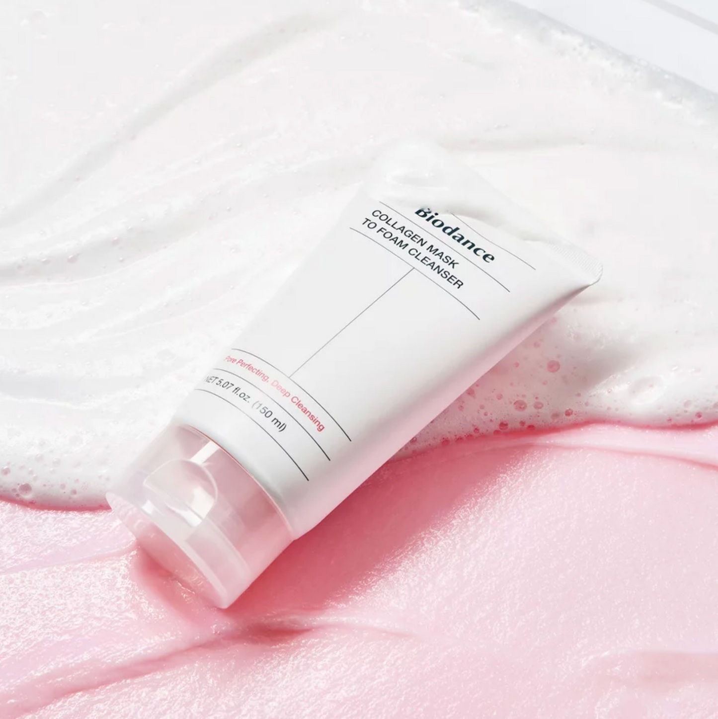 Biodance Collagen Mask to Foam Cleanser 150ml tube - K-Beauty 2-in-1 pore cleanser
