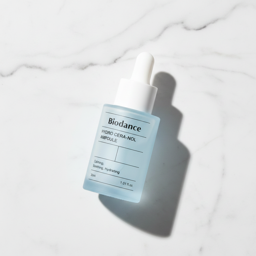 Biodance Cera-Nol Ampoule texture - concentrated soothing ampoule for sensitive reactive skin