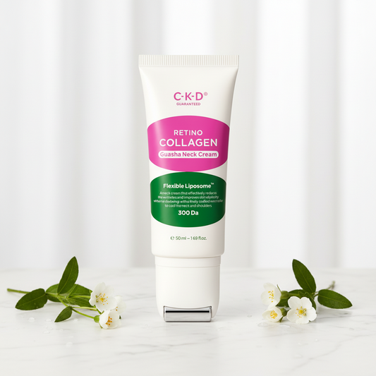 CKD Retino Collagen Small Molecule 300 Neck Cream 50ml – K-Beauty anti-ageing neck cream for firming and collagen boost, available in Australia