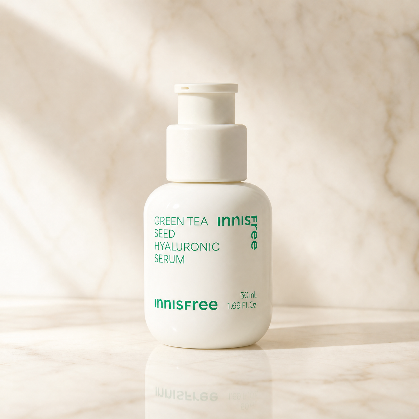 Innisfree Green Tea Seed Hyaluronic Serum 50ml — K-beauty hydrating serum Australia