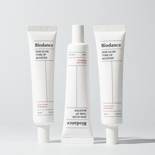 Biodance Skin Glow Tone Up Booster SPF50+ PA++++ 30ml tube - K-Beauty tinted sunscreen 