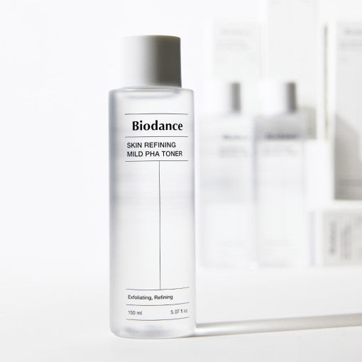 Biodance PHA Toner 150ml packaging detail - gentle 8% PHA toner for sensitive skin"