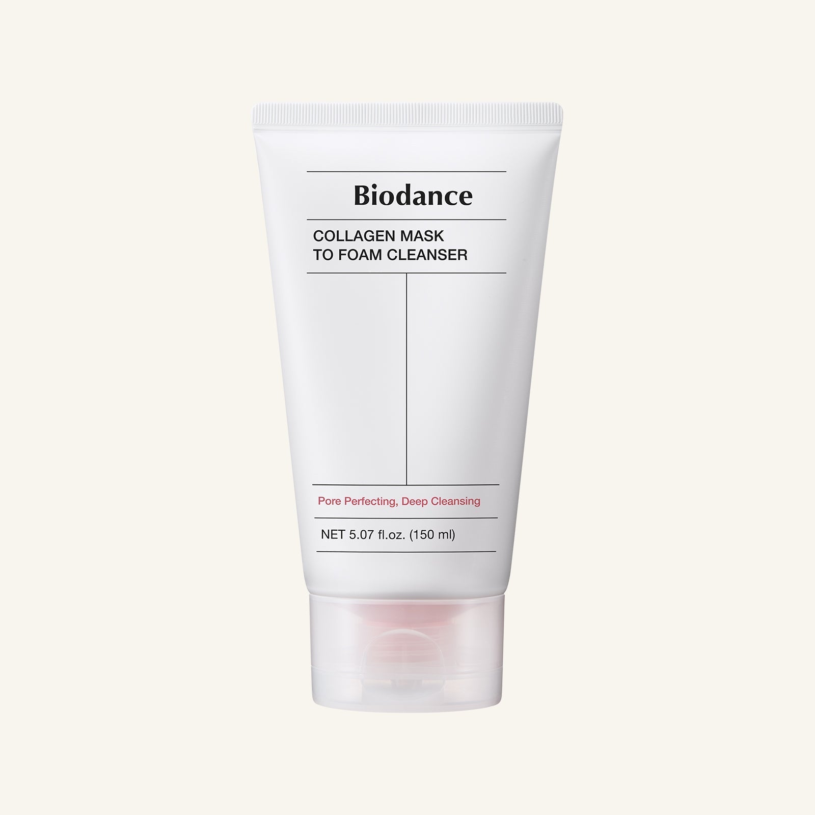 Biodance Collagen Mask to Foam Cleanser 150ml tube - K-Beauty 2-in-1 pore cleanser