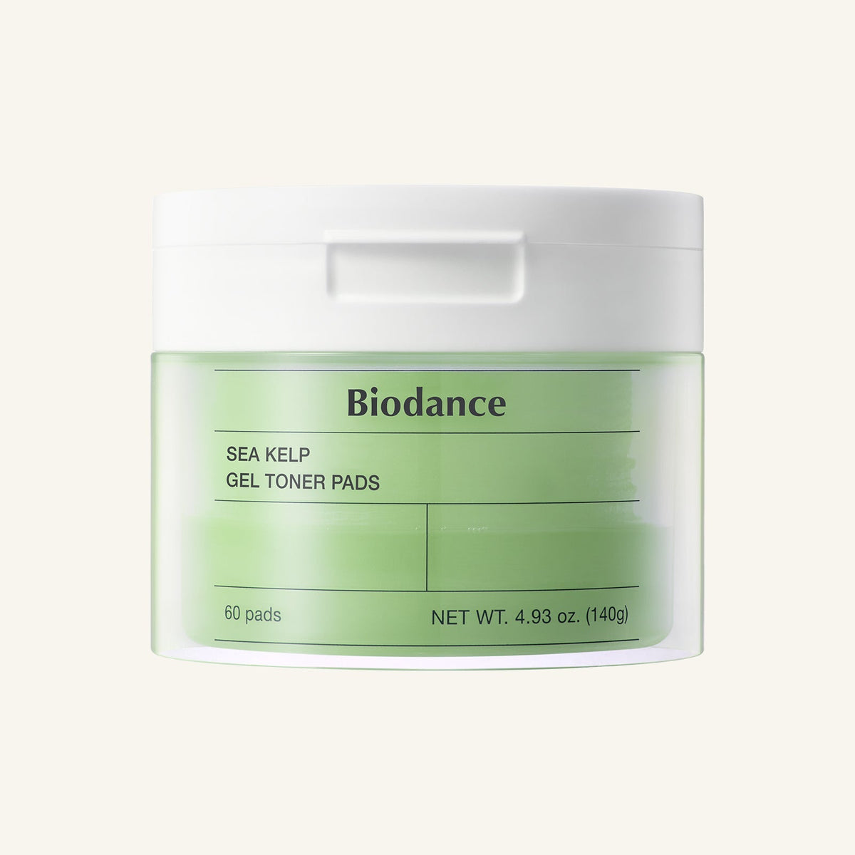 Biodance Sea Kelp Gel Toner Pads 140g 60 pads - K-Beauty oily skin toner pads 