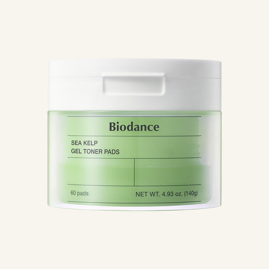Biodance Sea Kelp Gel Toner Pads 140g 60 pads - K-Beauty oily skin toner pads 