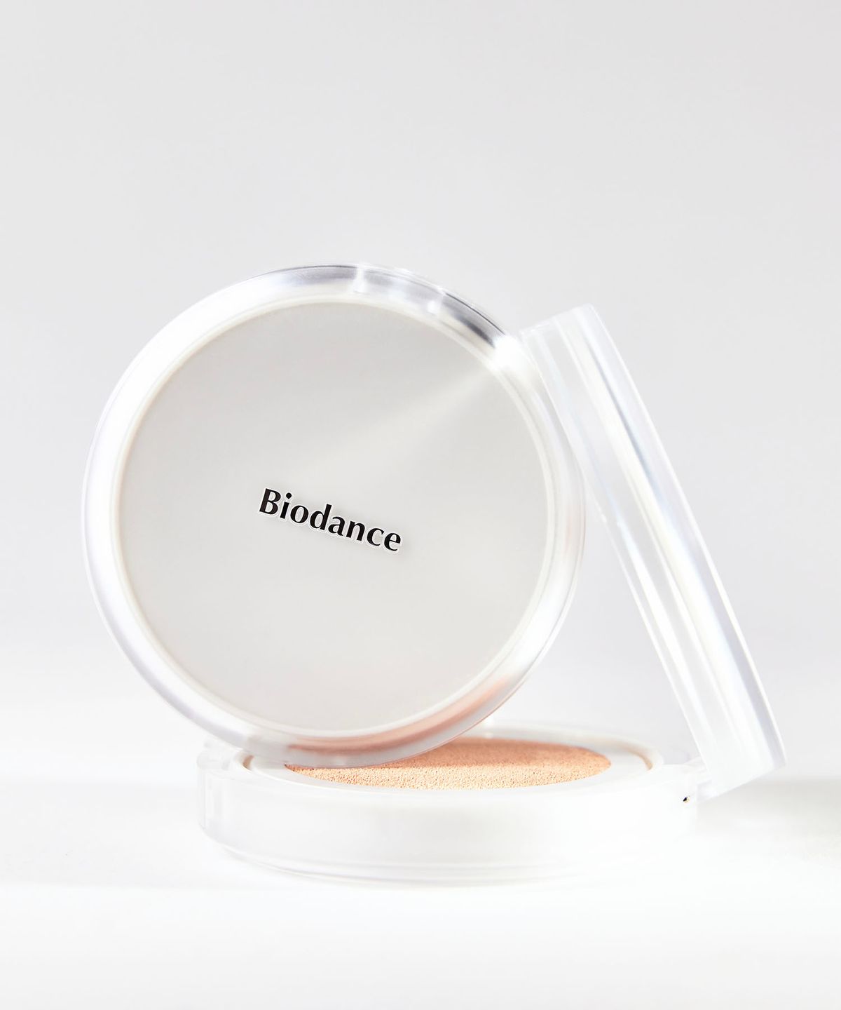 Biodance Pure Essence Cushion packaging and puff detail - no silicone no PEG no fragrance cushion