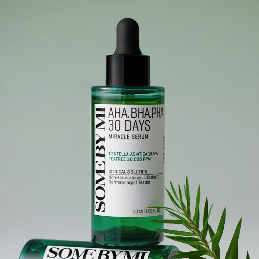 Some By Mi AHA BHA PHA 30 Days Miracle Serum 50ml — K-beauty acne clarifying serum Australia
