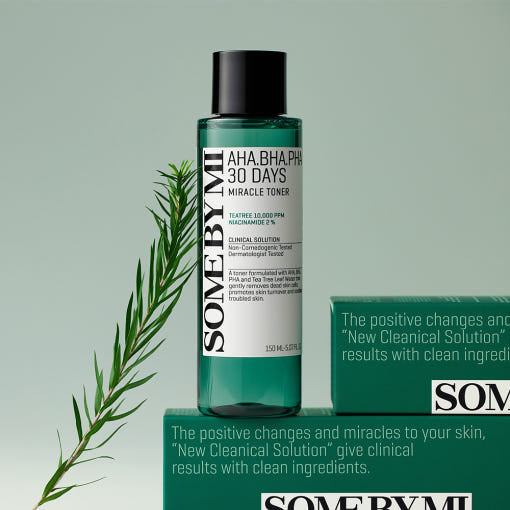 Some By Mi AHA BHA PHA 30 Days Miracle Toner 150ml — K-beauty exfoliating toner Australia